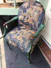 Load image into Gallery viewer, Japoneserie-French Provincial Armchair