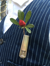 Load image into Gallery viewer, Sterling silver knife handle boutonniere
