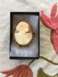 19th century carved shell cameo